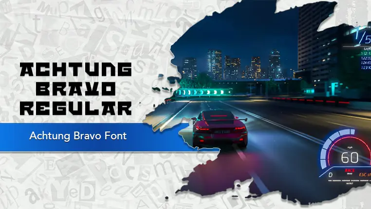 Achtung Bravo Font
