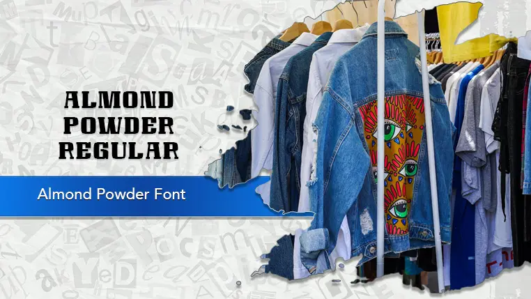 Almond Powder Font