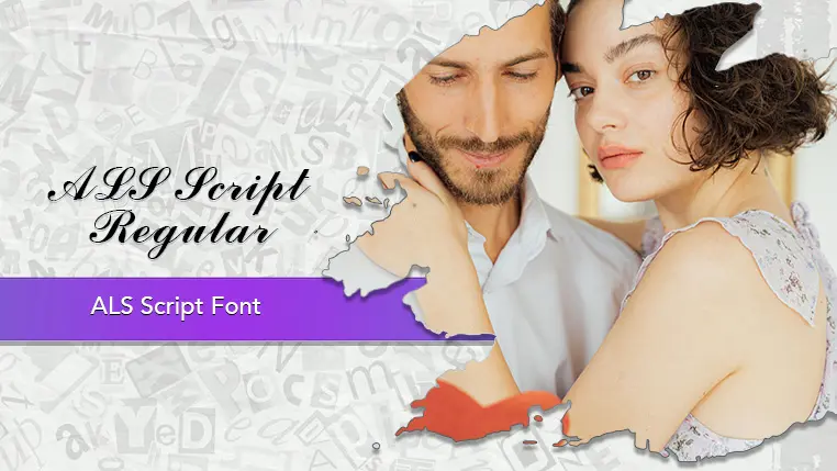ALS Script Font