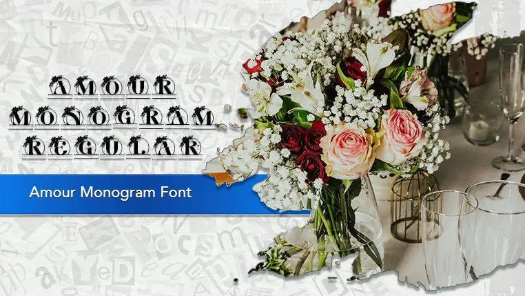 Amour Monogram Font