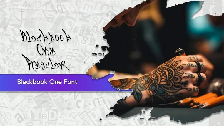 Blackbook One Font