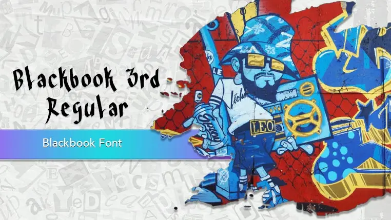 Blackbook Font