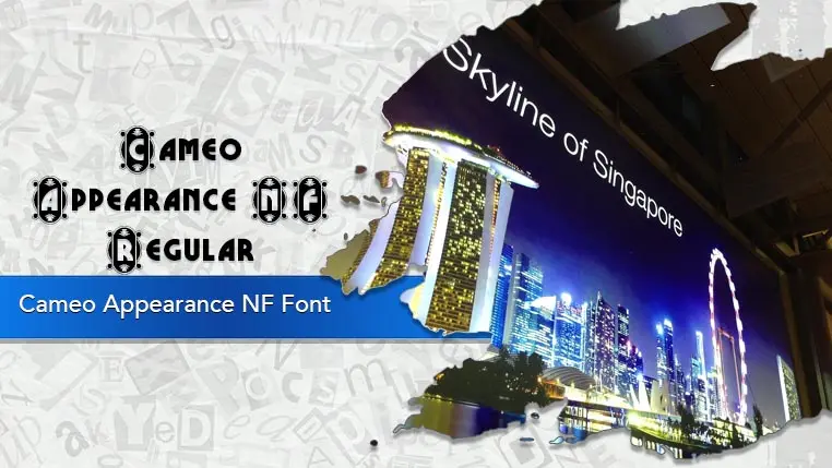 Cameo Appearance NF Font