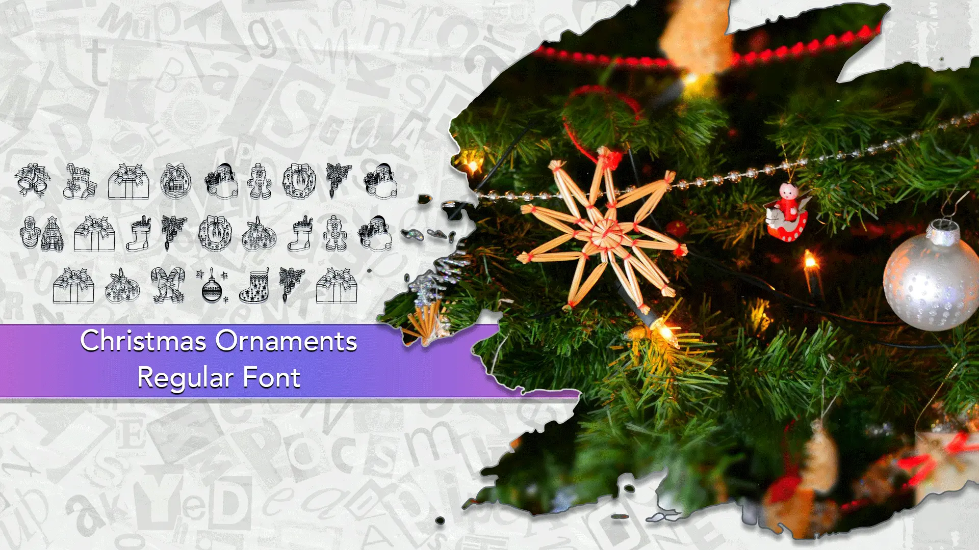 Christmas Ornaments Font