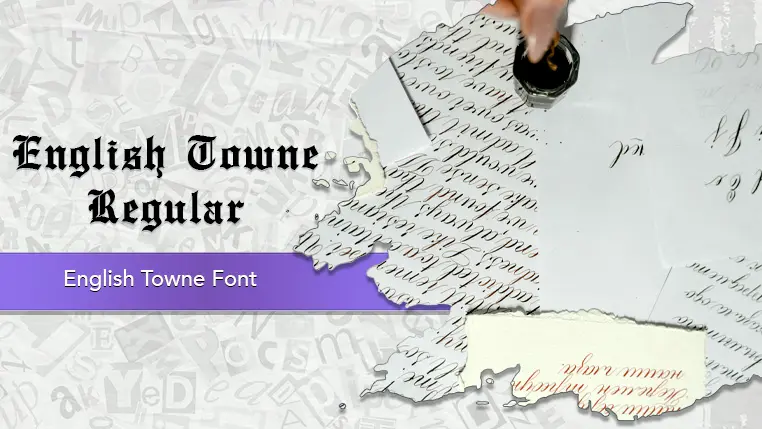 English Towne Font
