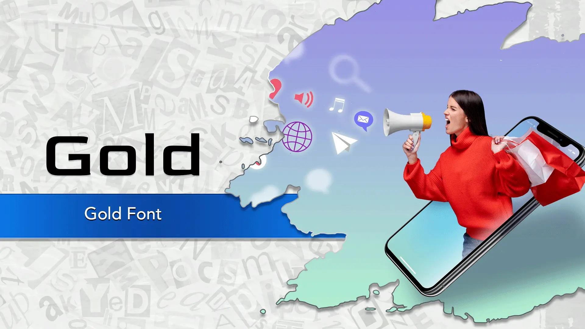 Gold Font
