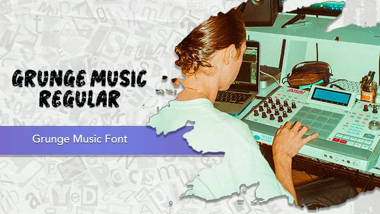 Grunge Music Font