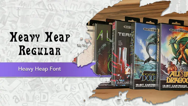 Heavy Heap Font