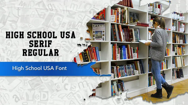 High School USA Font