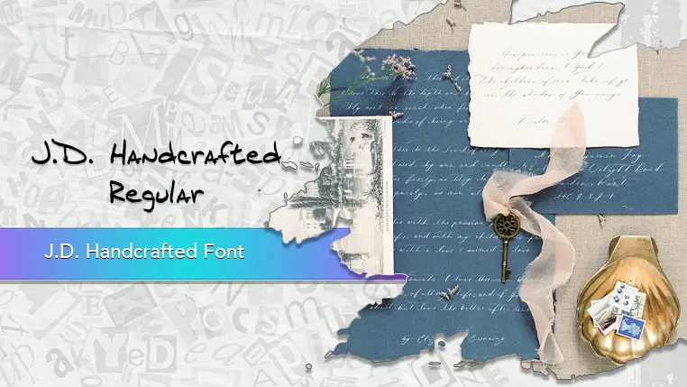 J.D. Handcrafted Font