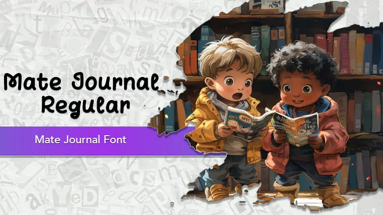 Mate Journal Font