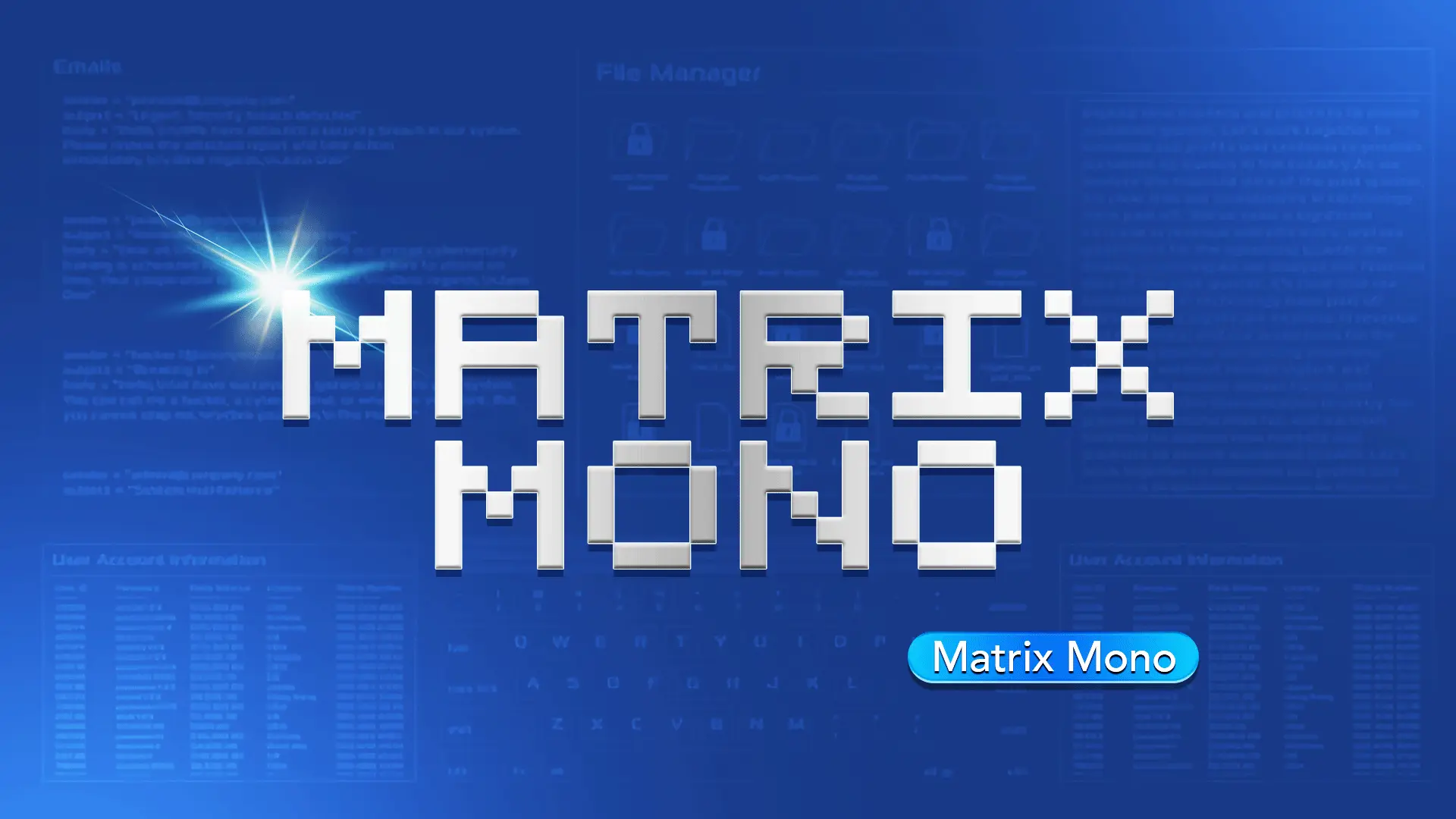 Matrix Mono Font