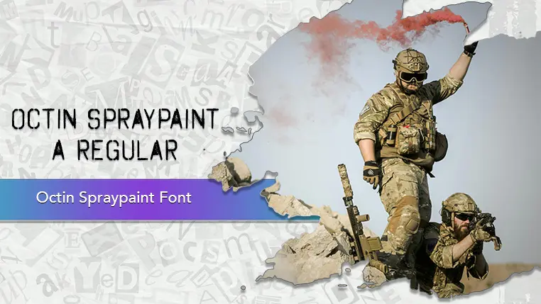 Octin Spraypaint Font