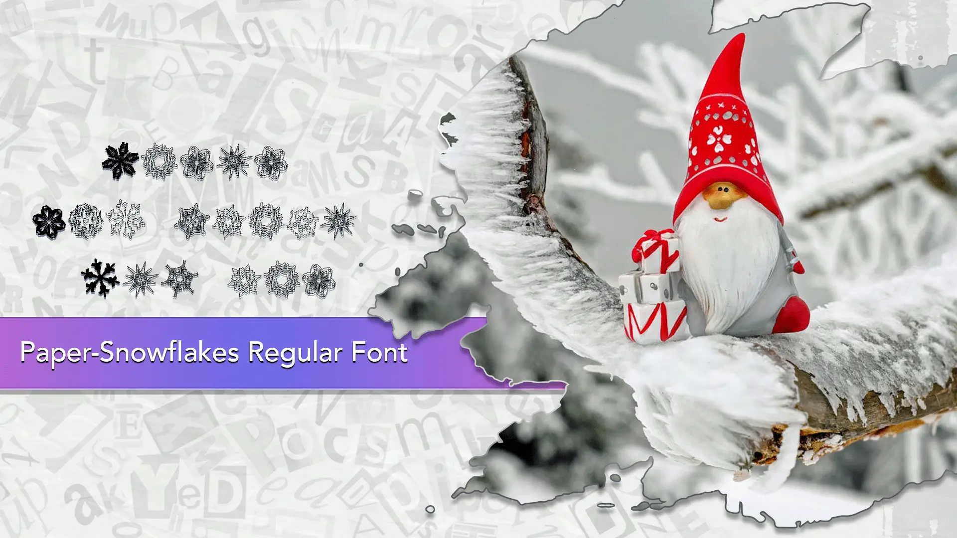 Paper-Snowflakes Font