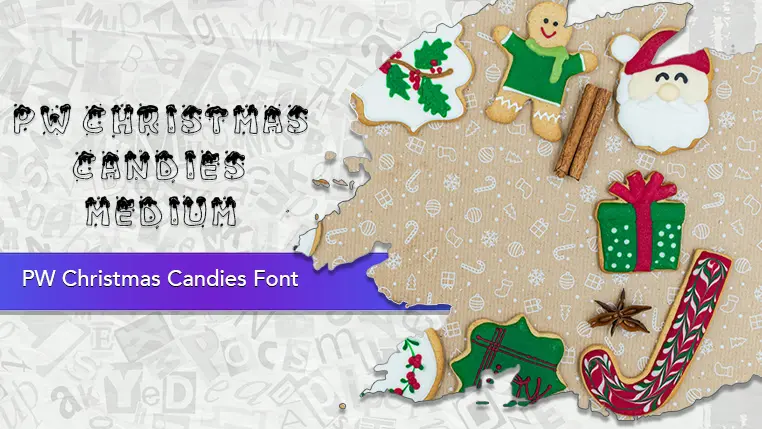 PW Christmas Candies Font