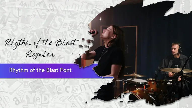 Rhythm of the Blast Font
