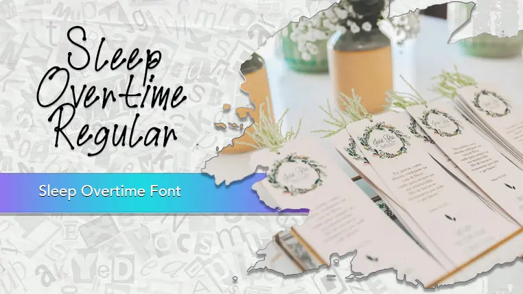 Sleep Overtime Font