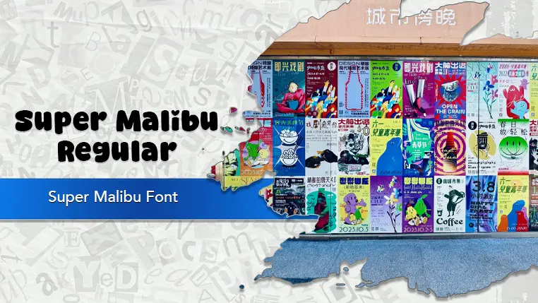 Super Malibu Font